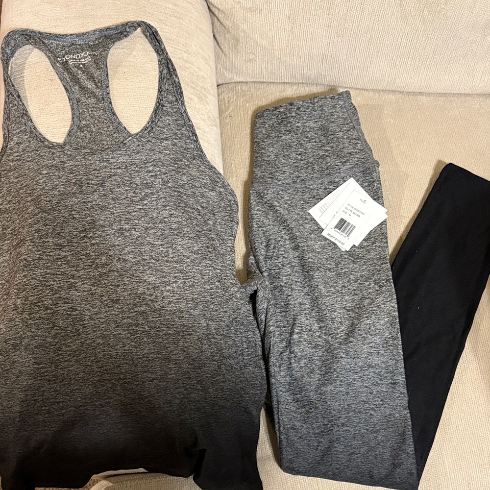 Beyond Yoga Charcoal Heather Activewear